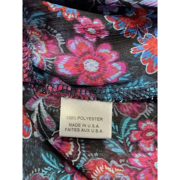 Misa 'Virginie' Pink Polyester Dress Size L